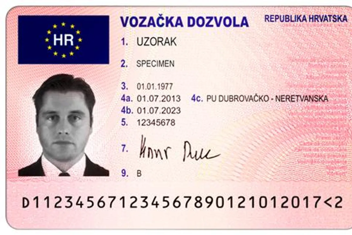 Nova vozačka dozvola s 200 zaštitnih elemenata stiže na hrvatske ceste