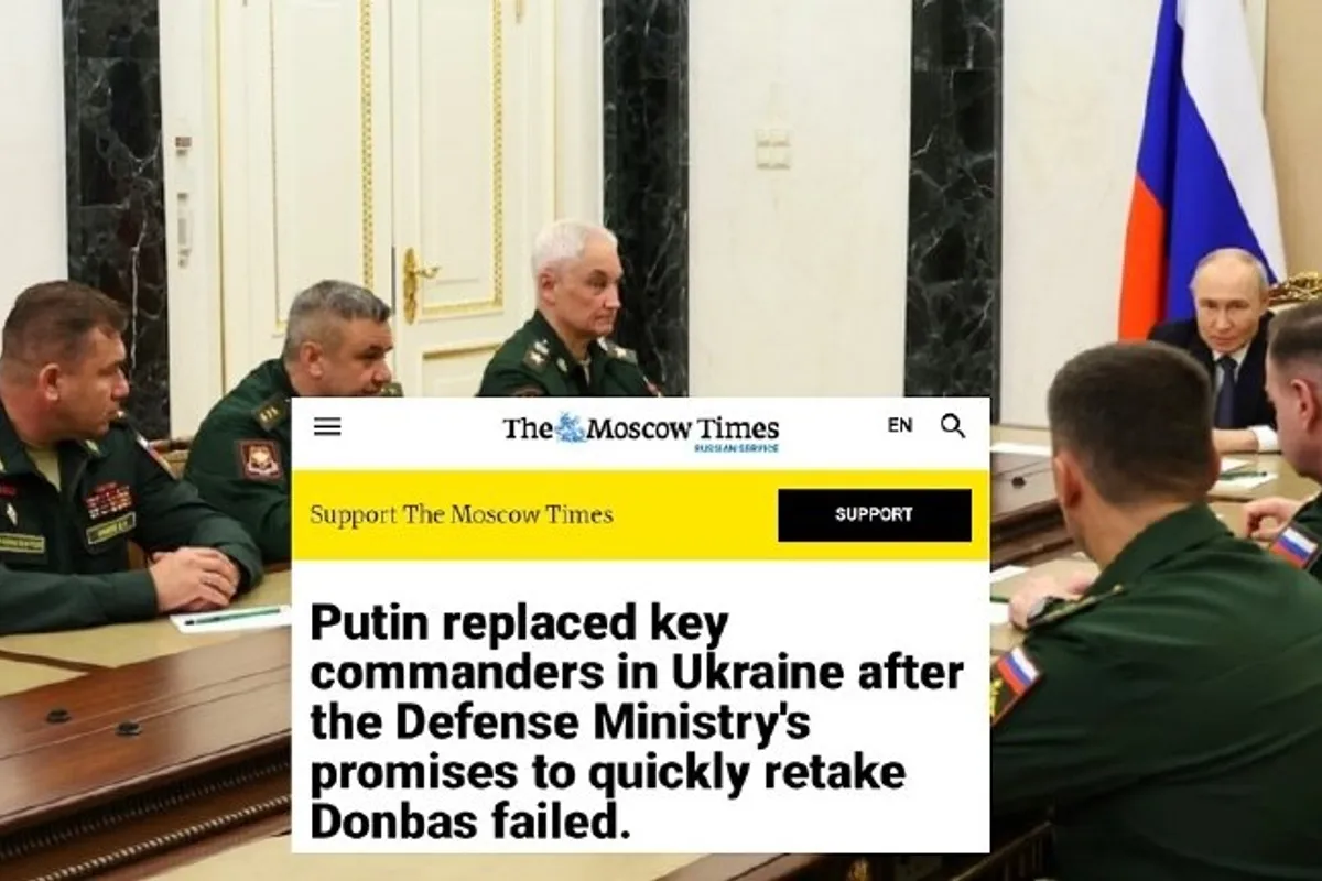 Putin smijenio zapovjednike nakon zastoja u Donbasu